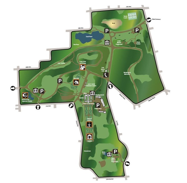 Manito Park Map